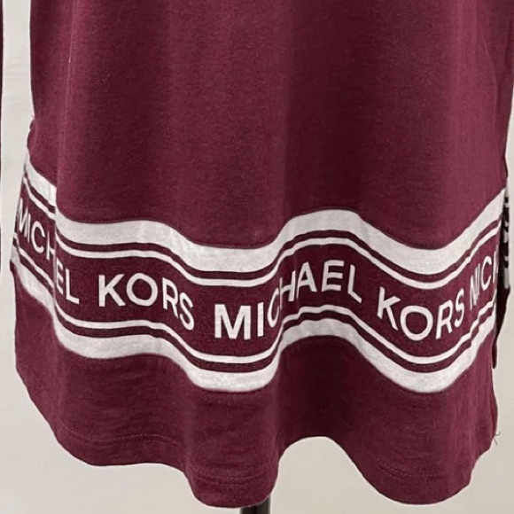 Michael Kors Burgundy Long Sleeve Top - Picture 3 of 5
